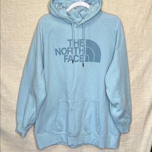 The North Face Powder Blue Logo Pullover Hoodie